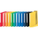 リヒト LIHIT A4パンチレスファイル<HEAVY DUTY> 黄 (1冊) 品番:F367-4