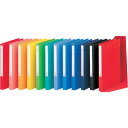 リヒト LIHIT A4パンチレスファイル<HEAVY DUTY> 赤 (1冊) 品番:F367-1