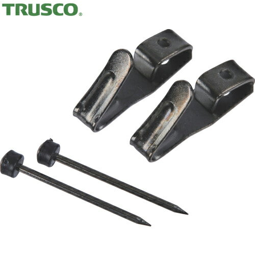 TRUSCO(トラスコ) 石膏ボード木壁用フック 1本針 黒 (1袋) 品番：FRW-1001