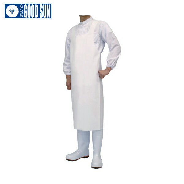 【6/22 20:00〜6/27 01:59迄 ポイント2倍 お買い物マラソン】 弘進ゴム 作業用エプロン くるりンパ エプロン QP-01 白 Lサイズ (1枚) 品番：G0631AAL