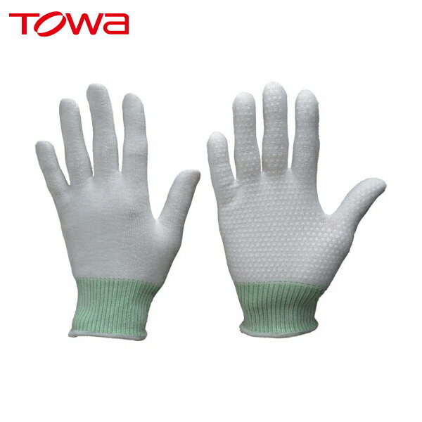 【6/22 20:00〜6/27 01:59迄 ポイント2倍 お買い物マラソン】 東和 トワロン まとめ買い 作業手袋 耐切創手袋 カットレジストスベリ止付 LL （10双入） (1袋) 品番：149-LL