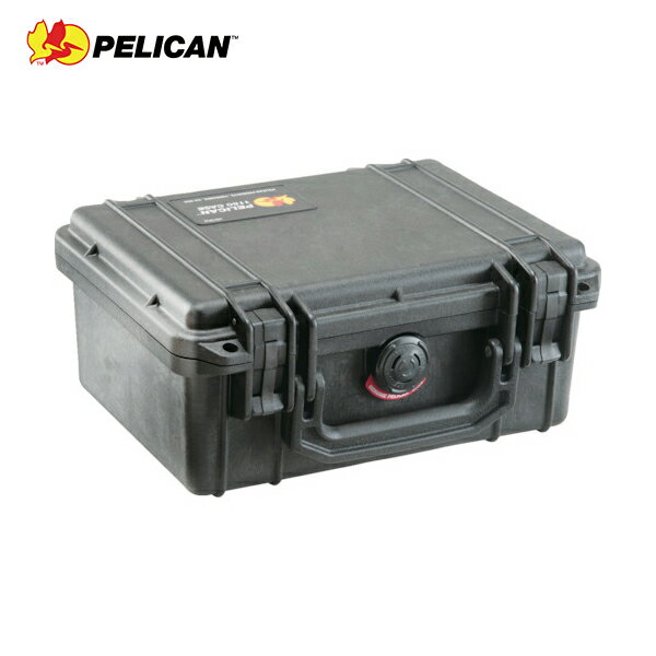 PELICAN(ペリカン) スモールケース 1150 黒(フォームなし) 240×198×109 (1個) 品番：1150NFBK