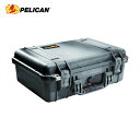 ペリカン PELICAN プロテクターツールケース ミディアムケース 1500 (フォームなし)黒 470×357×176 (1個) 品番:1500-001-110