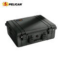 ペリカン PELICAN プロテクターツールケース ラージケース 1600 (フォームなし)黒 616×493×220 (1個) 品番:1600-001-110(4)
