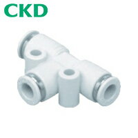 CKD チューブ継手 ニュージョイント チーズタイプ 適合チューブ外径8mm (1個) 品番：GWT8-0