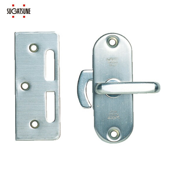 スガツネ工業 SUGATSUNE （140180000）HHC-85ステンレス鋼製引戸面付カマ錠 (1S) 品番：HHC-85