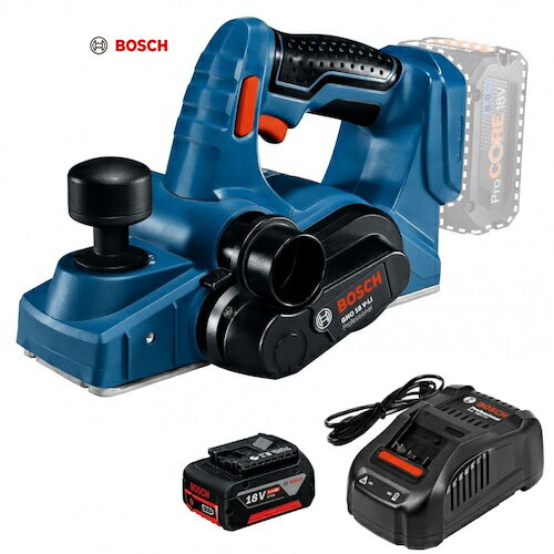 BOSCH(ボッシュ) 18Vコードレスかんな+バッテリー充電器セット (1S) 品番：GHO18V-LIHSET