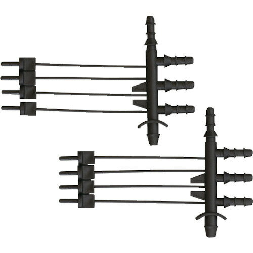 タカギ 4mmジョイント 4分岐 （2個入） (1袋) 品番：GKJ112