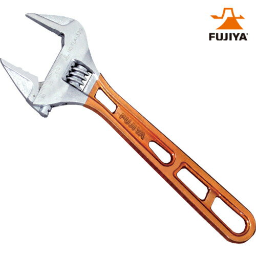 フジ矢 FUJIYA プロ用 ライトモンキー グリップ付 200mm 最大口開き32mm (1丁) 品番：FLA-32G-F