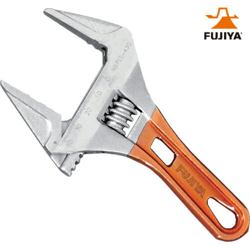 フジ矢 FUJIYA プロ用 ライトショートモンキー 最大口開き43mm (1丁) 品番：FLS-43G-F