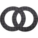バルカー VALQUA ブラックハイパーガスケット 呼び径15A (1枚) 品番:GF300G-J1S015