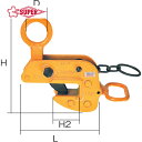 SUPERTOOL スーパーツール 横吊クランプ ロックハンドル式 細目仕様 基本使用荷重1t クランプ範囲0~30mm (1台) 品番:HLC1HN