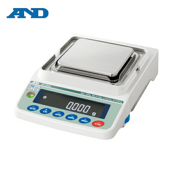 A&D(エーアンドデイ) 汎用電子天びん 220g/0.001g (1台) 品番：GF203A