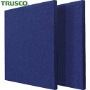 トラスコ TRUSCO 壁の反響音を軽減 吸音パネル マグネット付 45cm×45cm 厚み20mm ネイビー (1枚) 品番:KOPM-NV