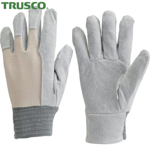 トラスコ 袖口ゴムタック式革手袋 フリーサイズ (1双) 品番:JK-126