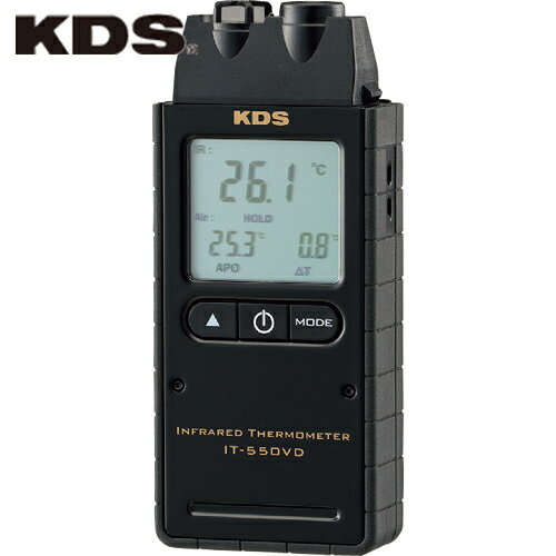 KDS(ムラテックKDS) 赤外線放射温度計550VD (1個) 品番：IT-550VD