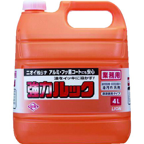 【6/22 20:00〜6/27 01:59迄 ポイント2倍 お買い物マラソン】 ライオン Lion 業務用強力ルック4L (1個) 品番：JSRG4M