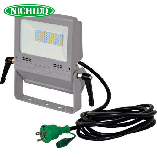 日動工業 NICHIDO LED投光器 作業用フラットライト20W (1台) 品番：LEN-FH20D-SL-50K