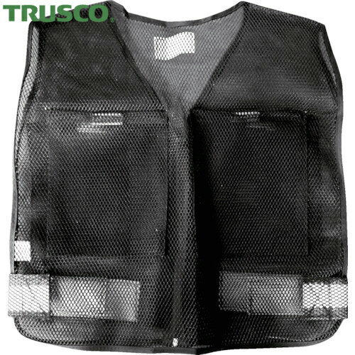 TRUSCO(トラスコ) メッシュベスト(ポケット付き) フリーサイズ (1着) 品番：ICEMV その1