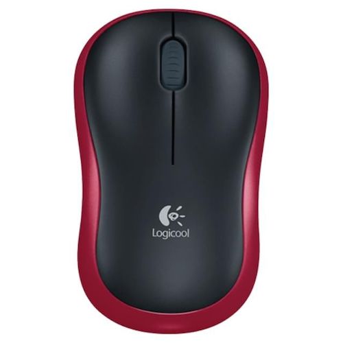 Logicool ロジクール ワイヤレスマウス m186 レッド (1個) 品番：M186RD