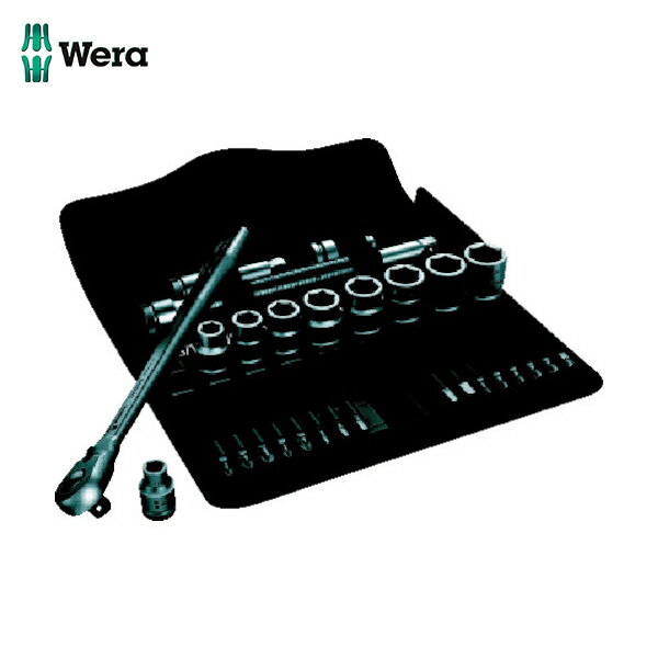 Wera(ヴェラ) ソケットレンチセット 8100SB11 サイクロップラチェット「メタル」セット 3/8 インチサイズ (1S) 品番：004051