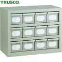 トラスコ TRUSCO K型引出しユニット 592X468 V−1X12個 ネオグレー (1台) 品番:K-43N NG