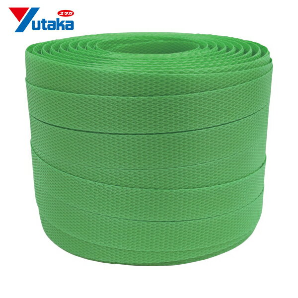 ユタカメイク 梱包用品 PPバンド 15.5mm×100m グリーン (1巻) 品番：L-105(3)