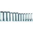WILLIAMS 3/8ドライブ ディープソケットセット 6角 12個 (1S) 品番:JHWMSBD12HRC