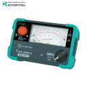 共立電気計器 KYORITSU 3412 1レンジアナログ絶縁抵抗計 (1台) 品番:KEW3412