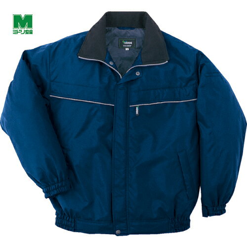 ミドリ安全 軽量防風防寒ブルゾン ネイビー LL (1着) 品番：M3147-UE-LL