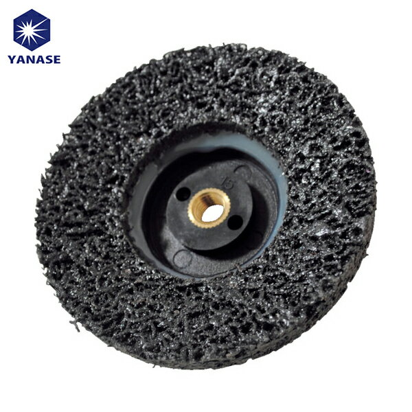 柳瀬 ヤナセ 研削研磨用品 ユニロンブラックベベル 100xM10 (5枚) 品番：M10BVH