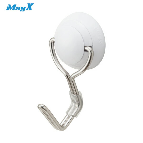 マグエックス マグネットフック ゼロスライド SS 白 (1個) 品番：MZR-2W