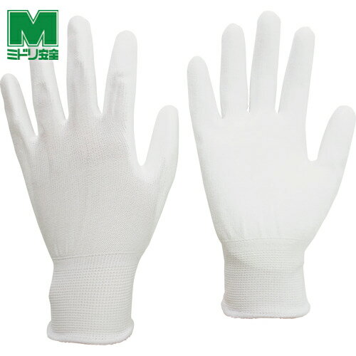 ミドリ安全 作業手袋 検査・組立用手袋 手のひらコート MCG-700N S 10双入 (1袋) 品番:MCG700N-S ウレタン背抜き手袋