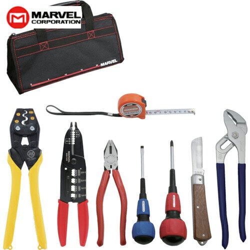 マーベル MARVEL 電気工事士技能試験工具セット VA線ストリッパー付き (1S) 品番：MDKS-17VA