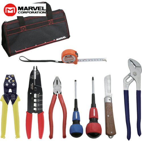 マーベル MARVEL 電気工事士技能試験工具セット VA線ストリッパー付き (1S) 品番：MDKS-7VA