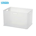 SANKA サンカ 収納ボックス ナチュラ インボックス L クリア (1個) 品番:NIB-LCL