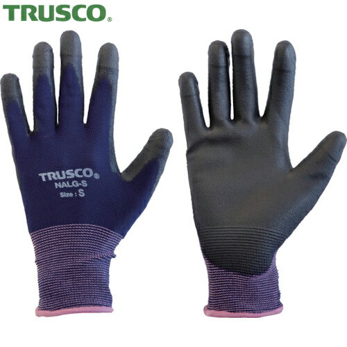 トラスコ TRUSCO 作業手袋 指先補強 ウレタン背抜き手袋 S(1双) 品番:NALG-S