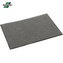 テラモト 吸水マット 雨天用マット ニューリブリードマット グレー 600×900mm (1枚) 品番:MR-049-340-5