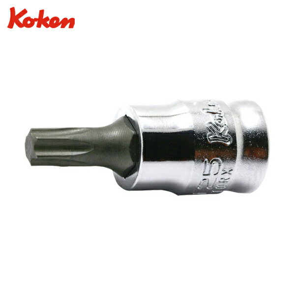 コーケン Z-EAL トルクスビットソケット 差込角6.35mm サイズT15 (1個) 品番：2025Z.28-T15