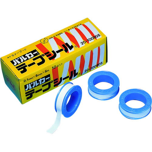 バルカー VALQUA テープシール 0.1mm×13mm×5m （10巻入） (1箱) 品番：20-101305