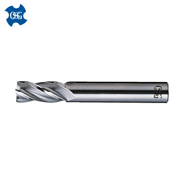 OSG オーエスジー 超硬スクエアエンドミル 4刃ショート 刃径10.5mm 刃長22mm 84451 (1本) 品番:MG-EMS-10.5