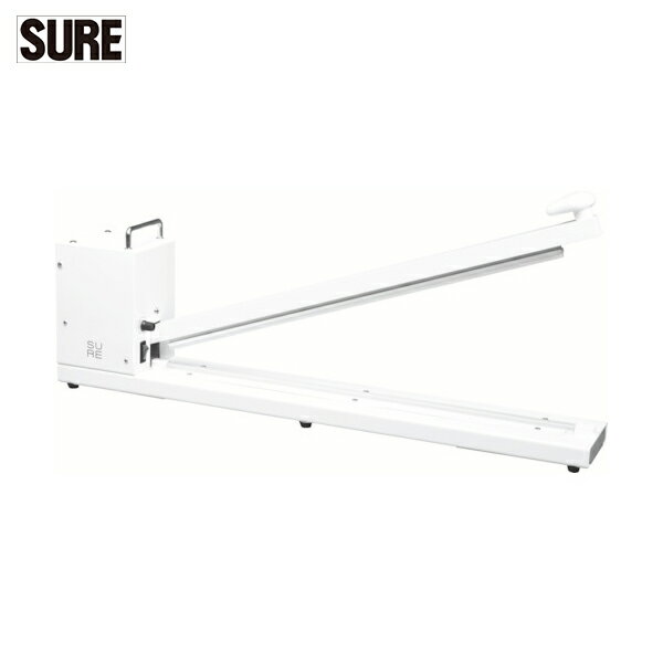 SURE(シュアー) 卓上シーラー 600mm 白 (1台) 品番：NL-602K