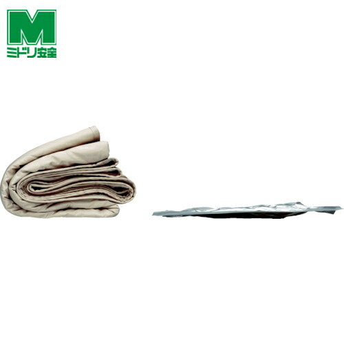 ミドリ安全 真空パック毛布 マイクロファイバー毛布 (1枚) 品番：MF-BLANKET-MF2