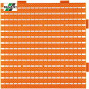テラモト エコジョイントスノコ オレンジ (1枚) 品番:MR-091-070-5