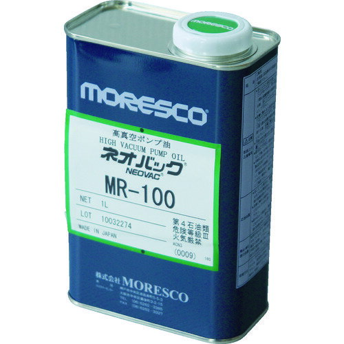 松村石油 MORESCO モレスコ 真空ポンプ用オイル ネオバックMR-100 1L (1缶) 品番：MR-100-1L