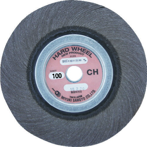 ミユキ ハードホイール X83-CH 205X25X19.05 100＃ (1枚) 品番：MFWH205-25-19.05-100