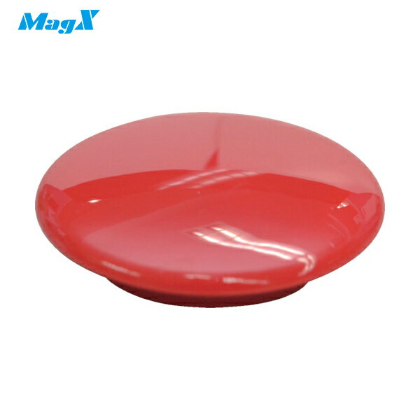 マグエックス カラーボタン30Φ5P-赤 (1Pk) 品番：MFCB-30-5P-R