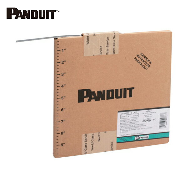 パンドウイット PANDUIT MS（バックルロック式）長尺ステンレススチールバンド SUS316 幅12.7mm 長さ30..