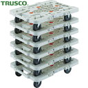 トラスコ 平台車 TRUSCO まとめ買い 樹脂製平台車 ルートバン MPK-500-W 6台セット (1S) 品番:MPK-500-W-M6