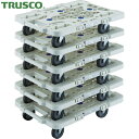 トラスコ 平台車 TRUSCO まとめ買い 樹脂製平台車 ルートバン MPK-500J-W 6台セット (1S) 品番:MPK-500J-W-M6